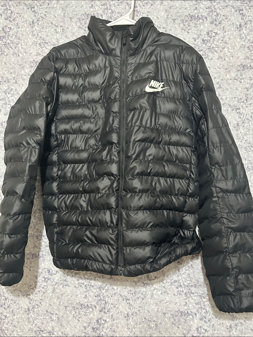 Nike Black Quilted Puffer Jacket